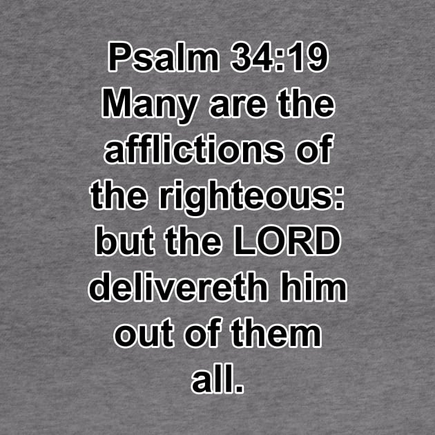 Psalm 34:19  by Holy Bible Verses